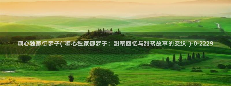 糖心 vlog御梦子：糖心独家御梦子(\